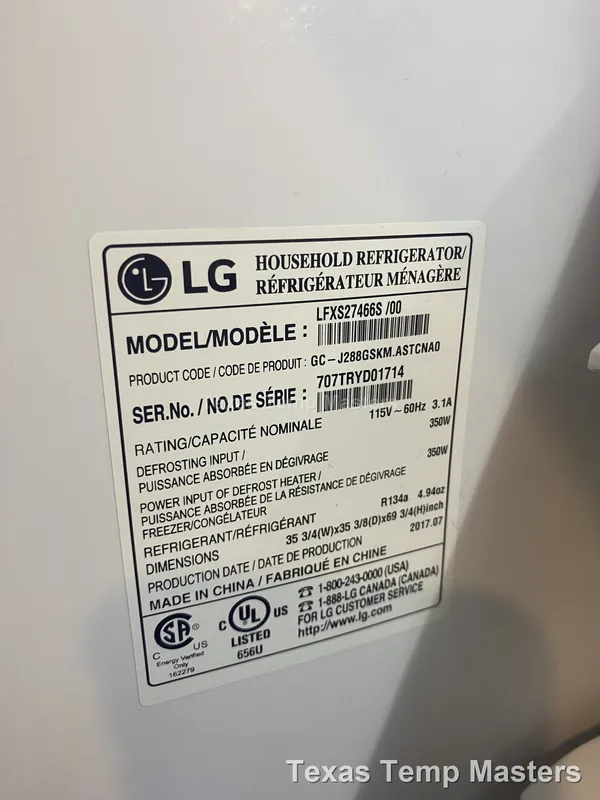 LG appliance repair by Texas Temp Masters