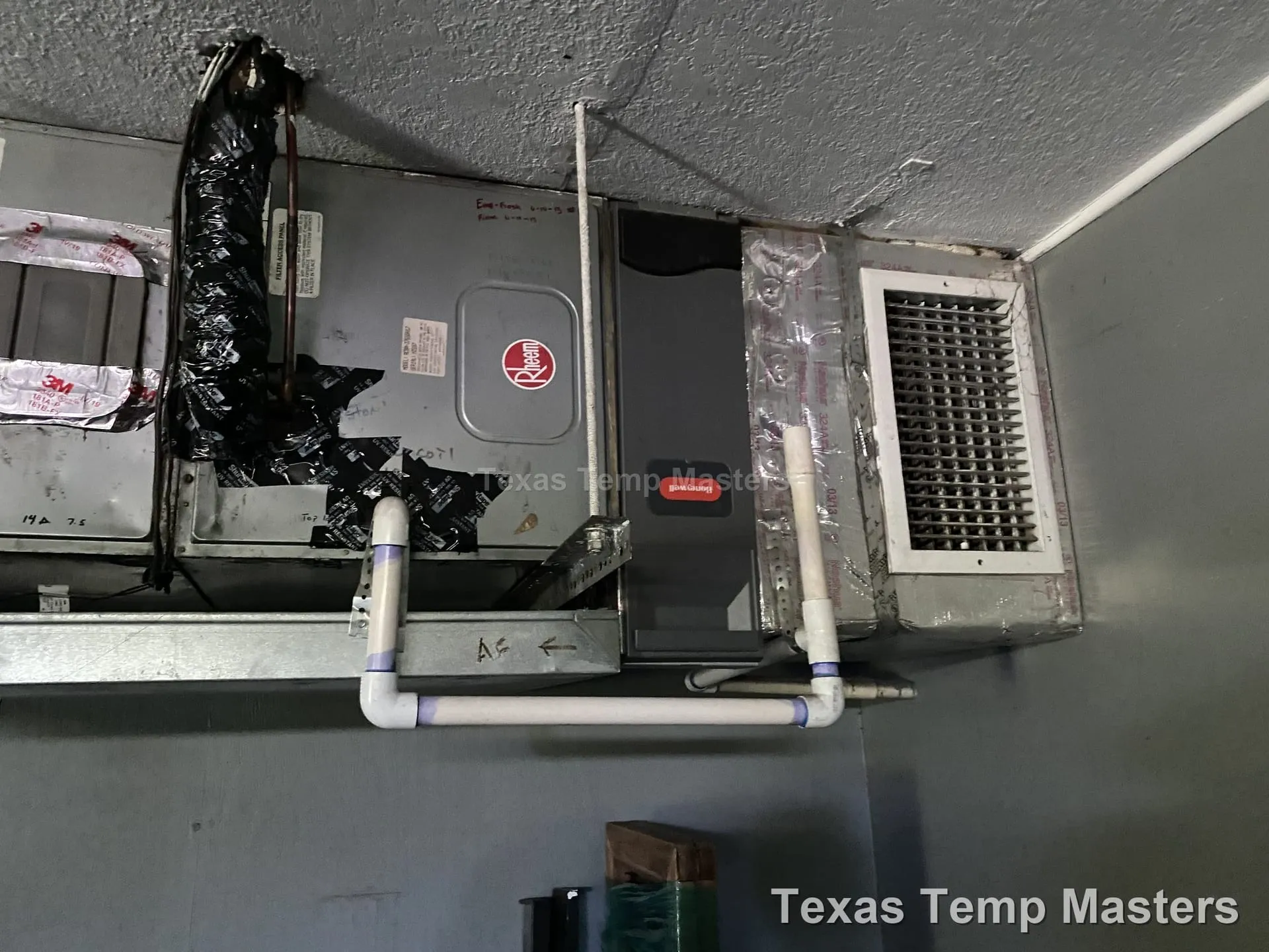 Rheem Air Handler with Honeywell Zone Control — Texas Temp Masters