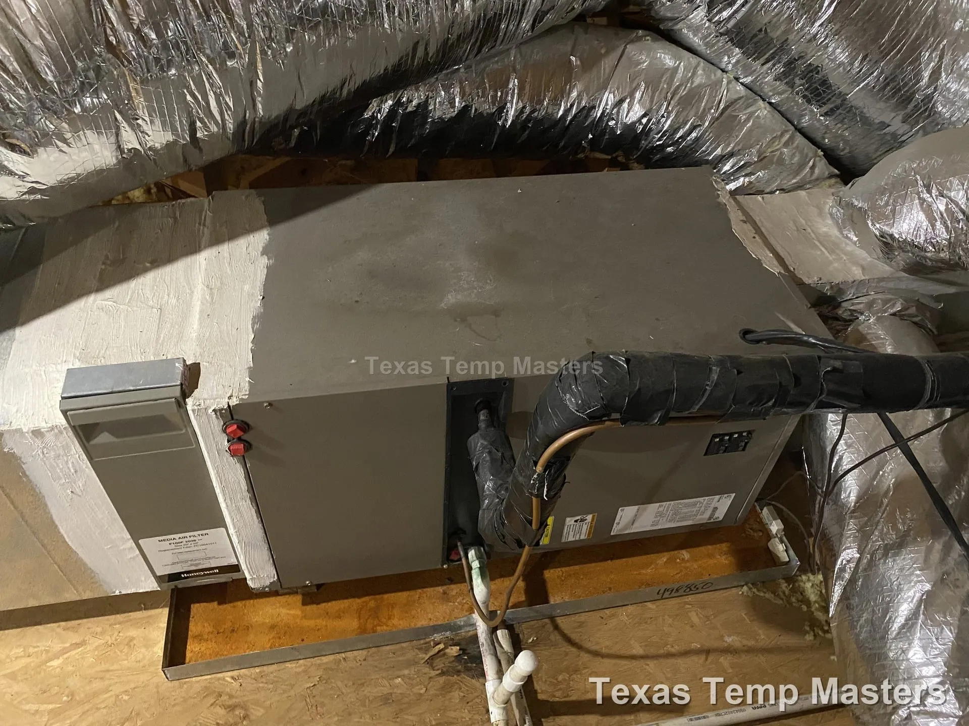 York Air Handler - Attic Installation — Texas Temp Masters